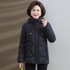 2025 Plus-size Winter New Fashion Padded Jacket Warm, Middle-aged Slim-fit Short Down Cotton Jacket Padded Jacket