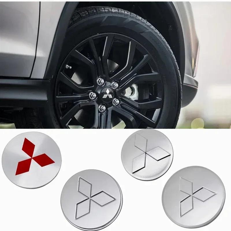 Cyxmtz1 4pcs/set Car Wheel Center Hub Caps for Mitsubishi Ralliart Lancer ASX Colt Pajero Outlander Eclipse Delica Hubcaps Accessories