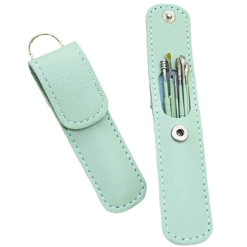 6Pcs/set Ear Wax Pickers Earpick Wax Remover Stainless Steel Piercing Kit Earwax Curette Spoon Care Ear Clean Toolear Cleaner