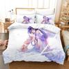 3D Printed Love Life Bedding Set Pillowcase Animation Cover Down Quilt Cover Double Twins Whole King Adult Children Bed Cover Quilt Cover