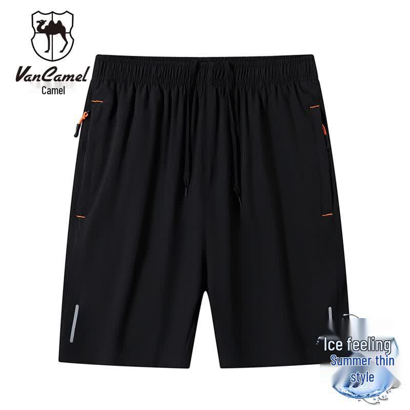 VANCAMEL Men s Ice-Feel Quick-Dry Summer Sports Shorts M