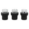 Compact Brush Set Steam Cleaner Attachments Cleaning Efficiency
