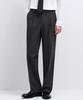 Wide Hidden Banding Slacks [Gray]