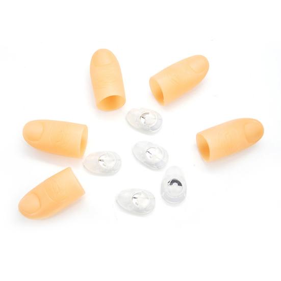 2Pcs Super Bright LED Magic Trick Props Light Thumbs Fingers Luminous Lamps