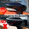 For Renault Captur 2013 2014 2015 2016 B Platform Bright Black Pattern Sticker on Side Mirror Covers Cap Horn Shape