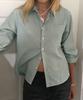 BITTERCELLS Standard Lauren Striped Shirt - Green