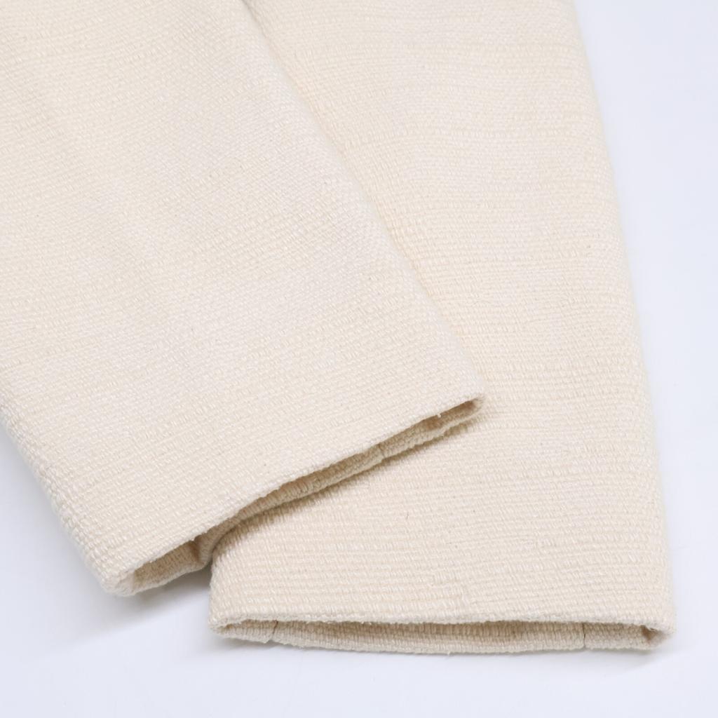 Celine Excellent Condition, Domestically Authorized 2V57M410T Cropped Officer Jacket 36 IvoryUsed