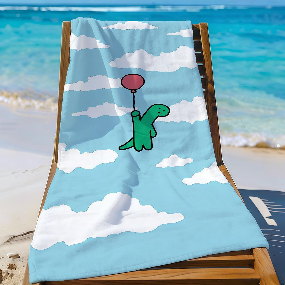 

Cartoon J-Joguman-S Cute Towel Sports Quick Dry Travel Camping Gear Sandproof Soft Light Large Beach Towel W40*H60(CM)