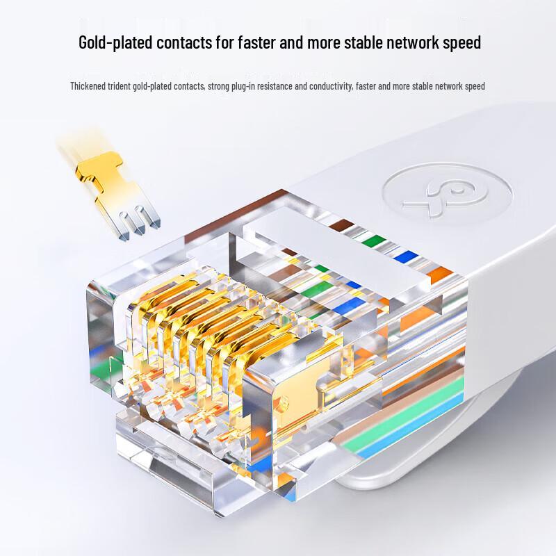 Biya Zi CAT6 Flat Gigabit Ethernet Patch Cable