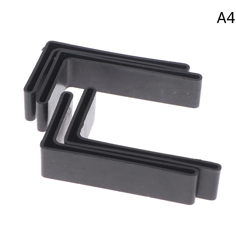 4 bucăți/set 30 mm/35 mm/40 mm picior de cauciuc unghiular în formă de L, suport pentru picioare din oțel
