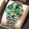 Luxury Men Watch Waterproof Luminous Chronograph Man Wristwatch Stainless Steel Quartz Men's Watches Reloj
