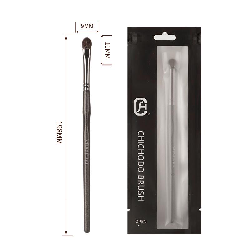 Rostfarbenes 20-teiliges professionelles Make-up-Pinselset mit Tierhaarwolle