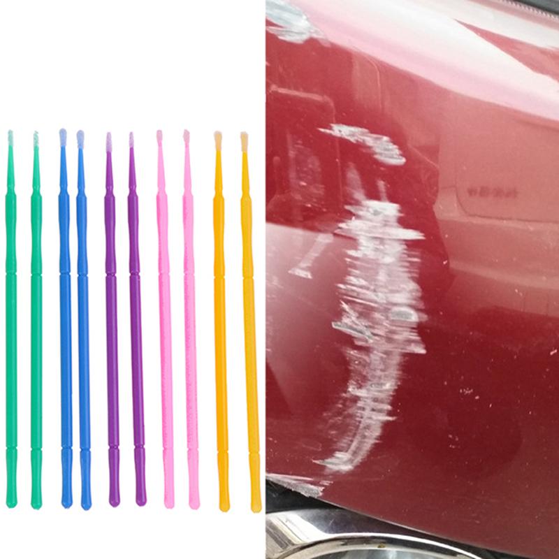 Buy 100Pcs Touch Up Paint Micro Brush Large 2Mm/Small 1Mm Tips Micro