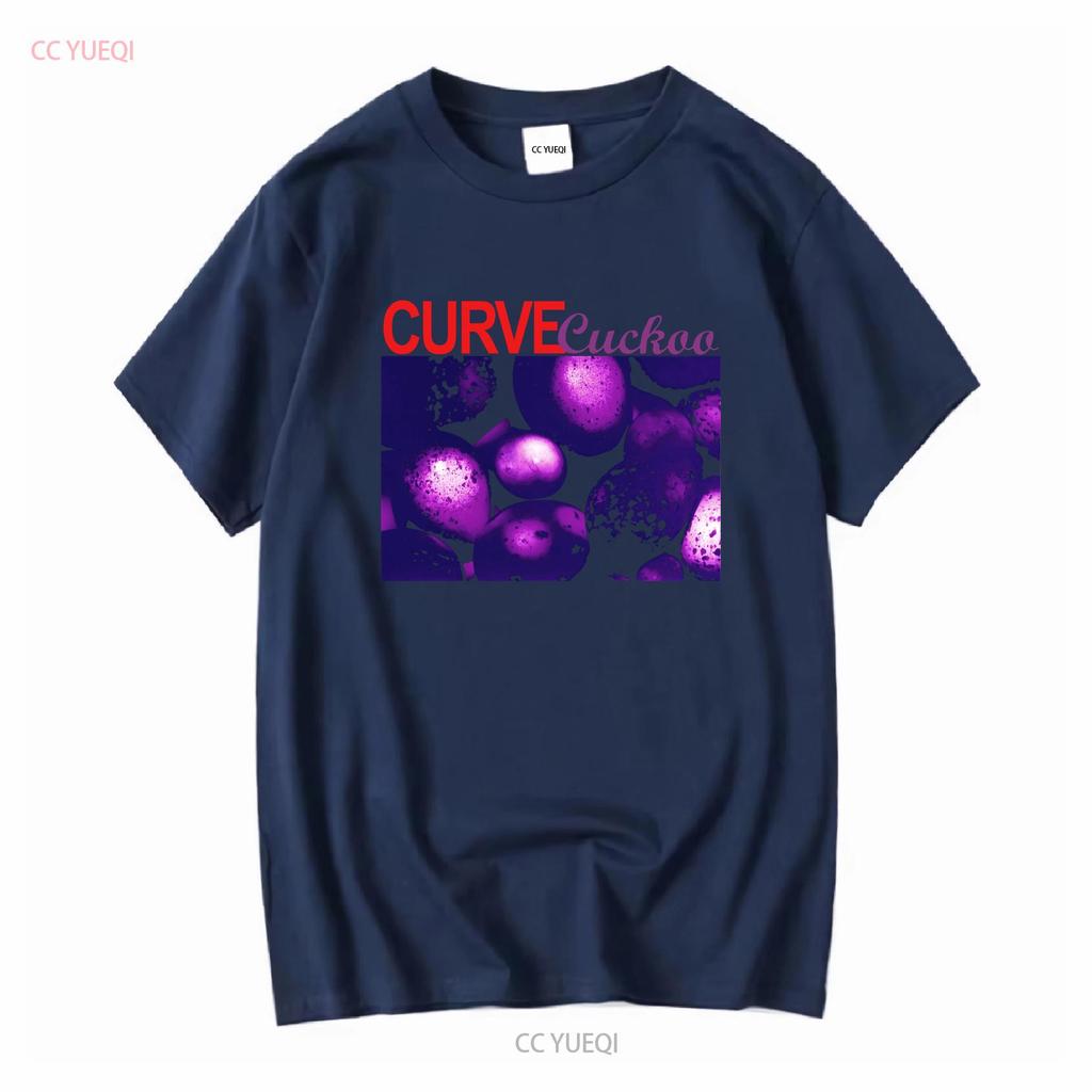 Curve T Shirt Cuckoo Long or Short Sleeves Vintage Washed Slightly Designer Clothes Homme Top For Everyday Wear Soft Breathable