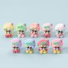 9Pcs/Set Anime Crayon Shin-Chan Mini Figurine Toy Afro Serise Collectible Model Doll Fans Gift