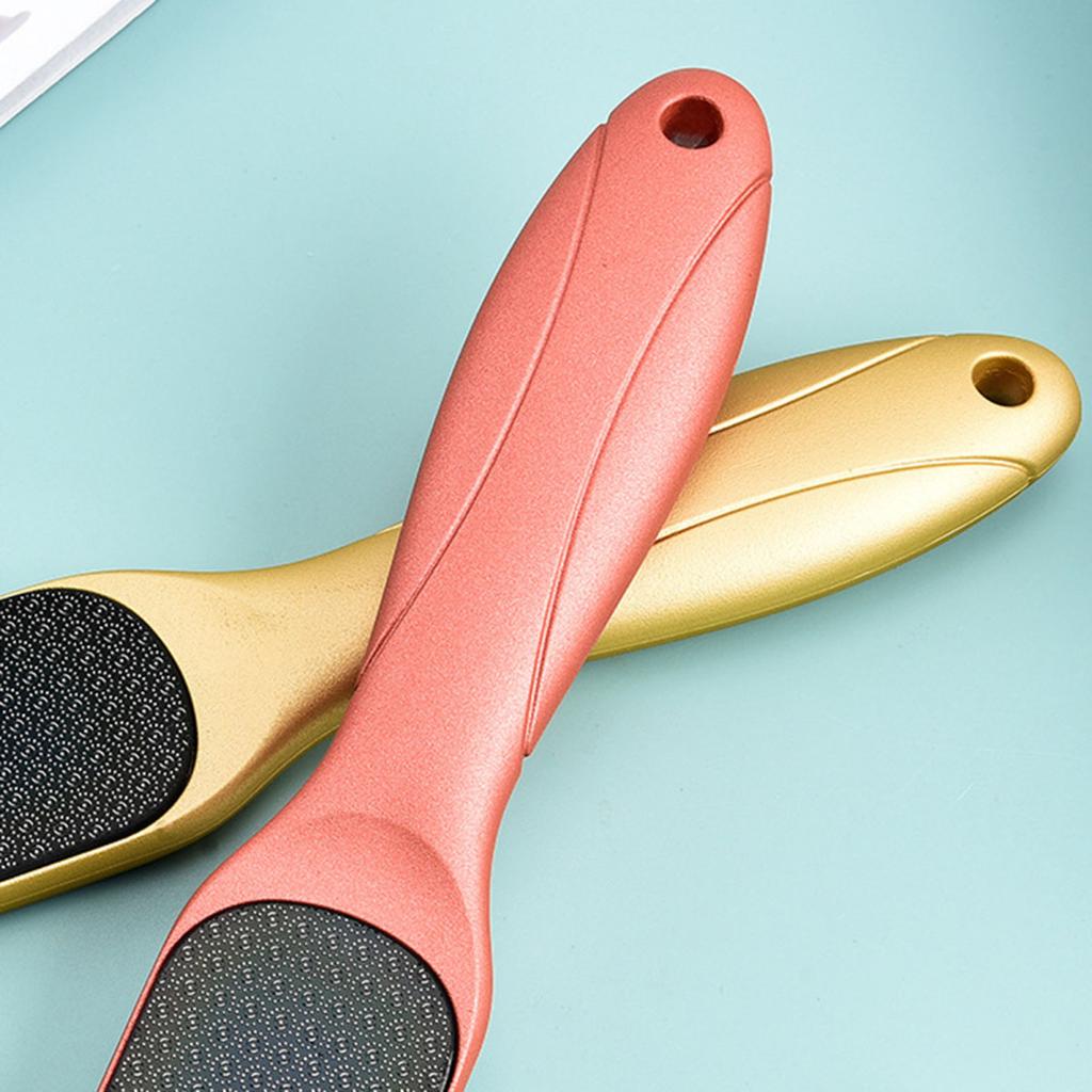 Fußfeile aus Nanoglas, Hornhautentferner, doppelseitiger Fußschleifer für glatte Füße, Nass-/Trockenanwendung, Pediküre-Werkzeug, leicht zu reinigender Fußschrubber