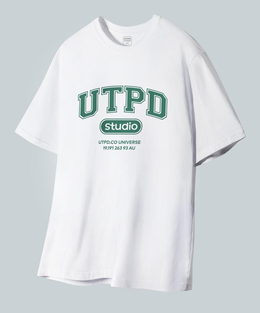 UNTAPPED STUDIO Utpd Signature Pure Cotton Big Oversized Short Sleeve T-Shirt 2 Colors