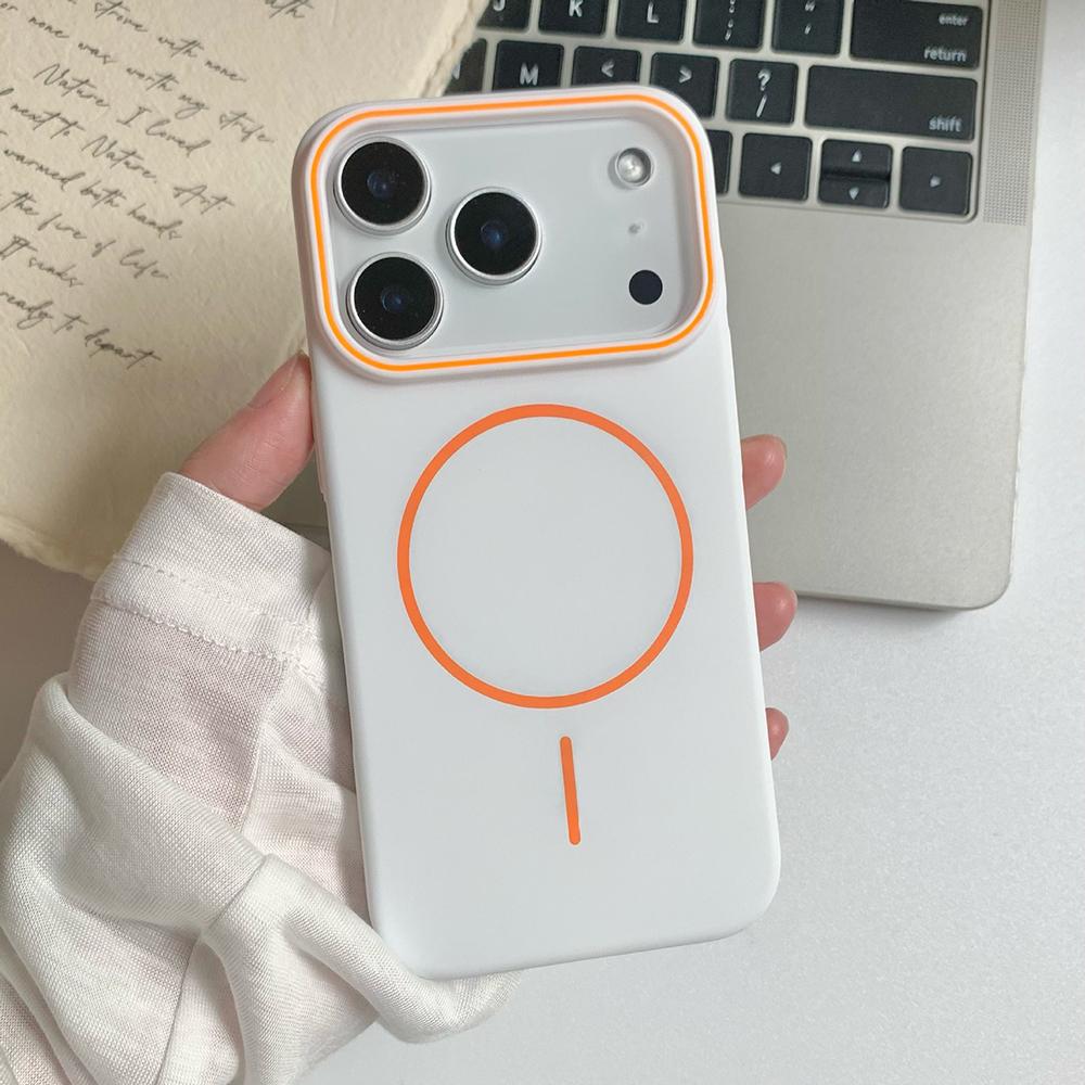 Luxury Magsafe Matte Magnetic Phone Case For iPhone 17 13 15 14 12 16 Pro Max Plus 17Pro 17 Air Wireless Charging Bumper Cover