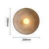 20cm/27cm Indoor LED Wall Lamp Bedroom round Resin & Glass Light for Restaurant Bar & Indoor Bedroom Decor Creative Wall Light