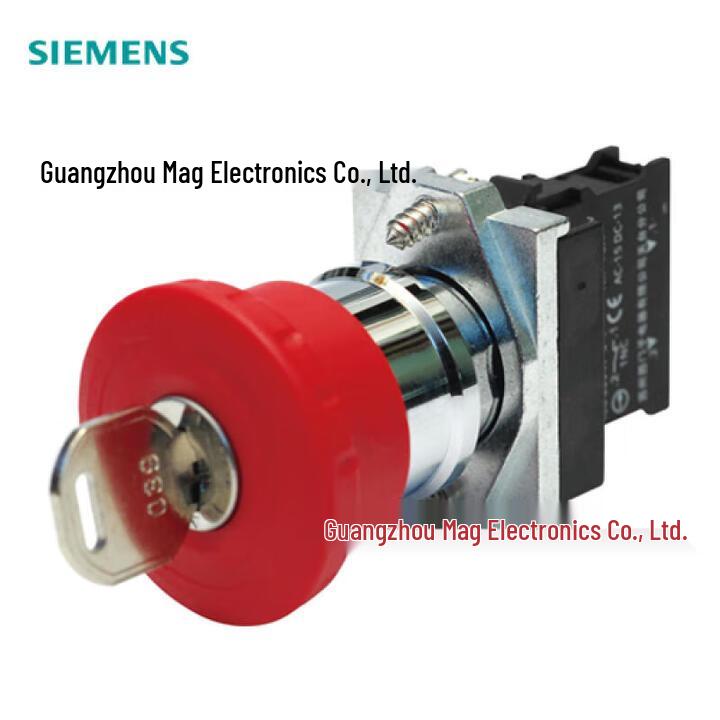 Siemens Emergency Stop Button 3SB6160-1BC20-1CA0, 3SB6060-1CC10-0YA0