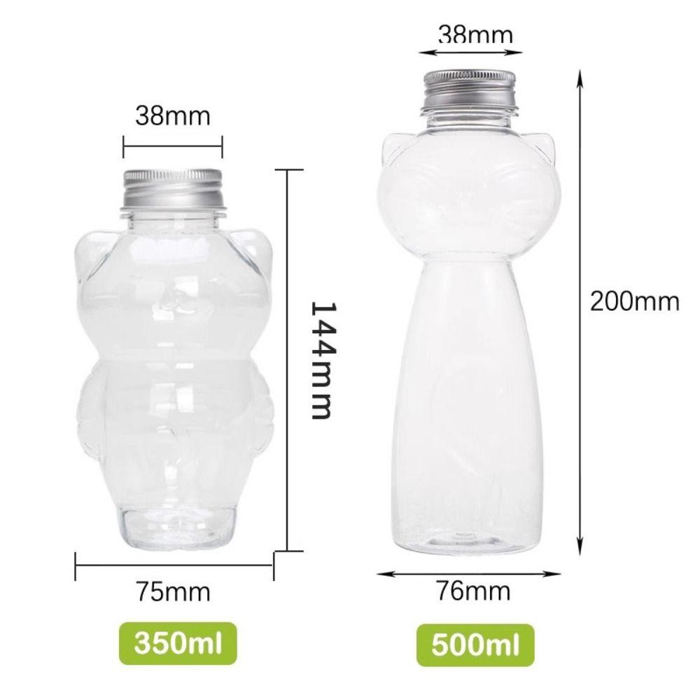 Portable Cat Water Bottles Transparent Drinking Cup Drinking Container Juicing Bottle Home Use