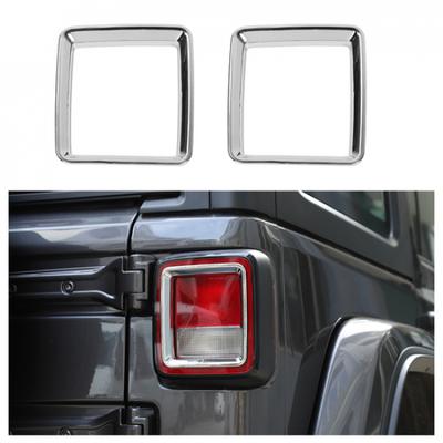 Taillight Light Lamp Guards Cover Trim Frame for Jeep Wrangler JL Sahara 2018+