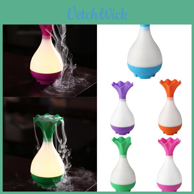 Elegant Usb Air Humidifier Ultrasonic Essential Oil Diffuser With Led Light For Refreshing Air And Relaxing Ambiance