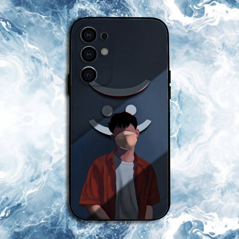 

1pc Bad Buddy Nong Nao Doll Phone Case For Samsung S25,S24,S23,S22,S21,S20,Plus,Fe,Lite,Others Black Cover Samsung S20fe