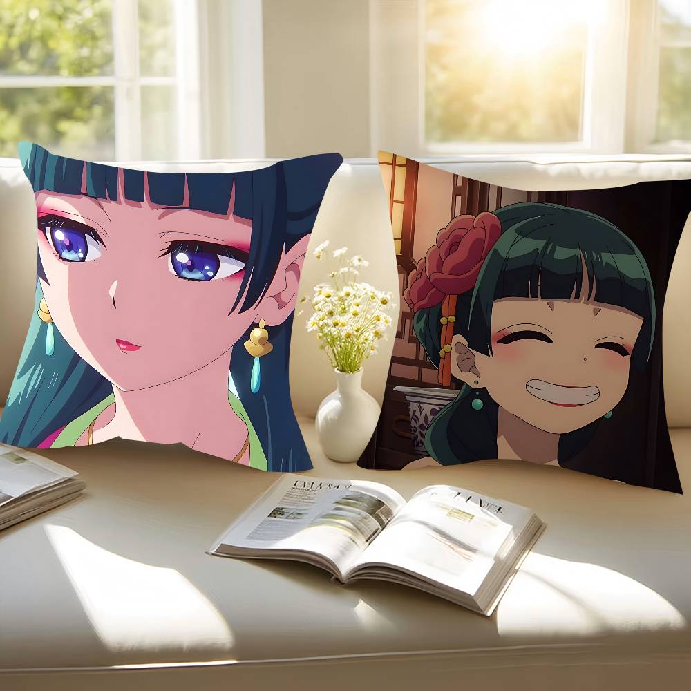The Apothecary Anime Diaries Pillow Case Removable Washable Cushion Cover – All-Season Soft Linen