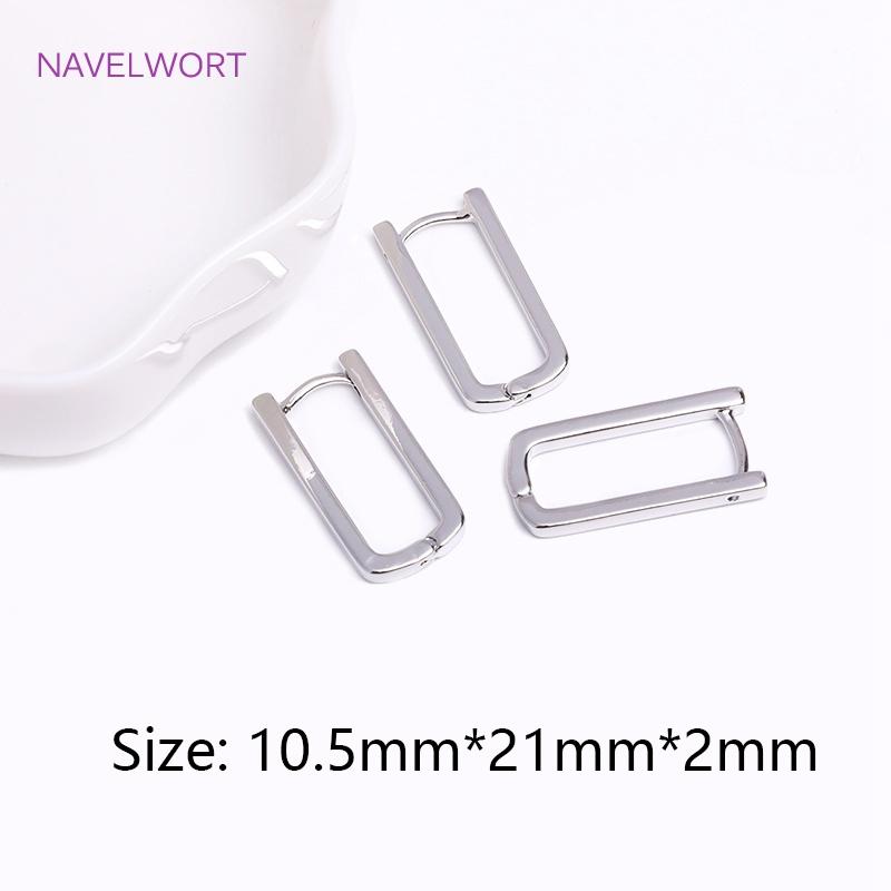 Trendy Gold Color Brass Hoop Earring Huggies Earring For Women,High Quality Inlaid Zircon Oval Earring Fashion Jewelry Wholesale 2 pieces