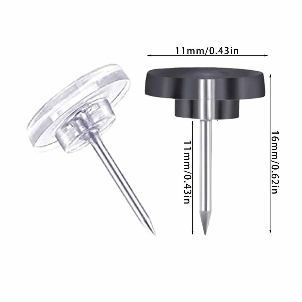 50/100Pcs Big Head Push Pins Map Tacks Thumb Nails Flat Push Pins Thumb Pins for Cork Board Picture Maps Posters Note