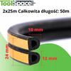 Uszczelka Garażowa D 12X10 Czarna 1M (2X0,5M)