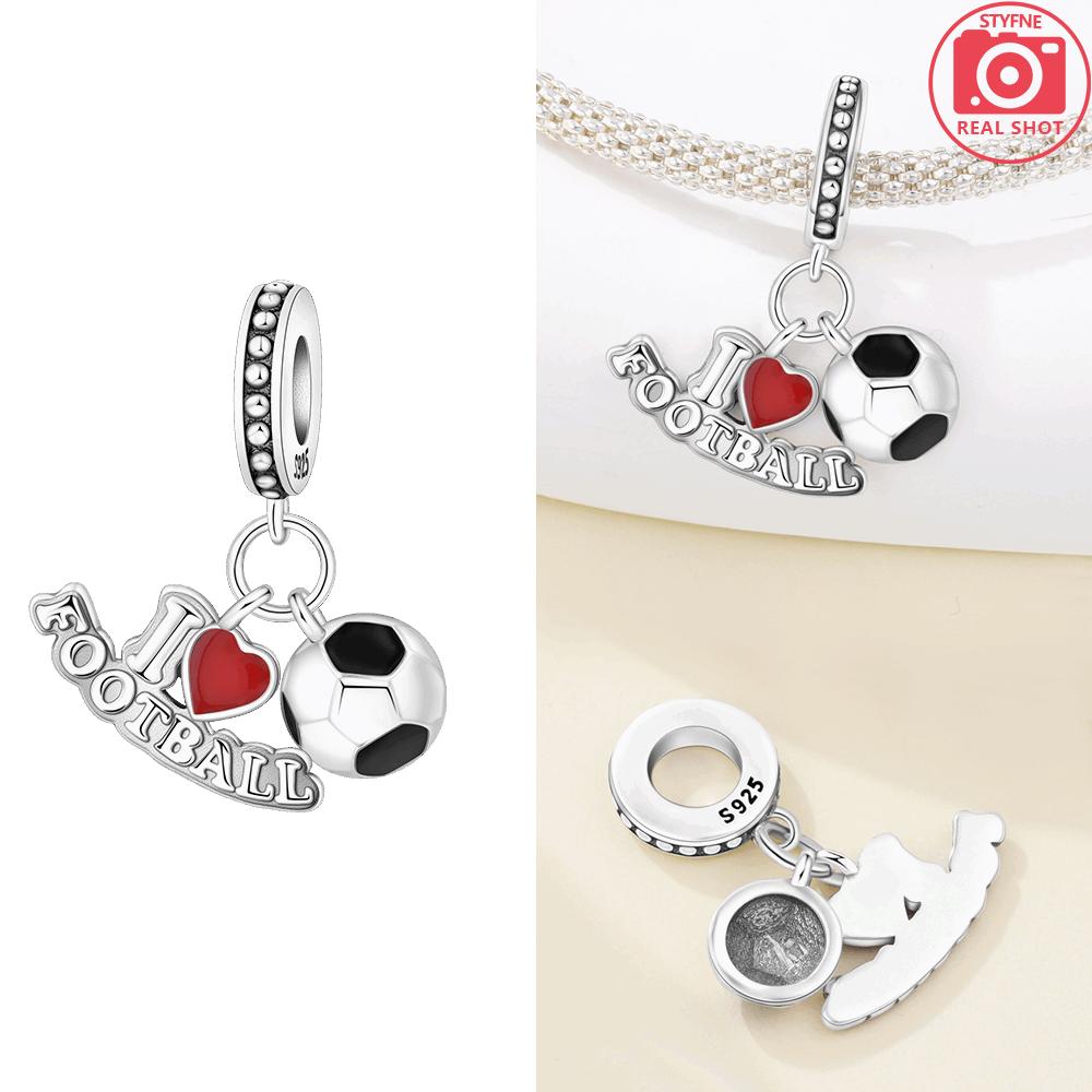 Bowling Ball Original Copper Pendant Globe Table Tennis Travel Airplane Pendant Beads Fit Bracelet Women Jewelry Making Gift