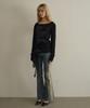 5OML Lettering Loose Fit Long Sleeve (Black)
