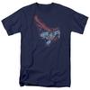 DC Comics - Superman - Scribble & Soar - Unisex Children's T-shirt - Blue