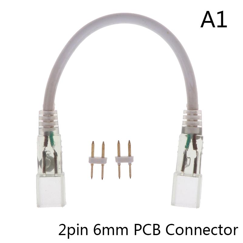 2pinový LED rohový konektor Rgb přímý konektor Střední dvojité konektory