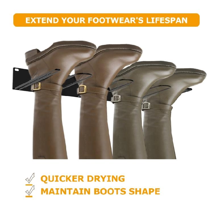 Efficient Boot Rack Storage Shelf Shoe Holder Wall Mounted Shoe Organizer