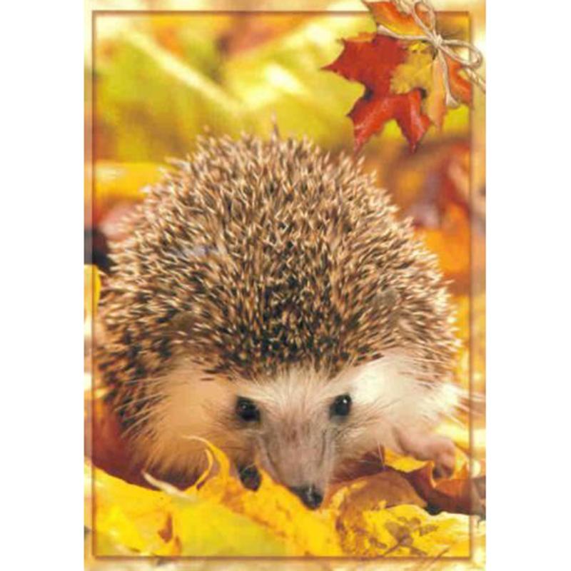 DIY Hedgehog 5D Diamond Painting Full Round Drill Animal Diamond Embroidery Cross Stitch Mosaic Kits Wall Art Home Decor Gift