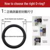 Nitrile Rubber & Silicone O-Ring Seal Repair Kit