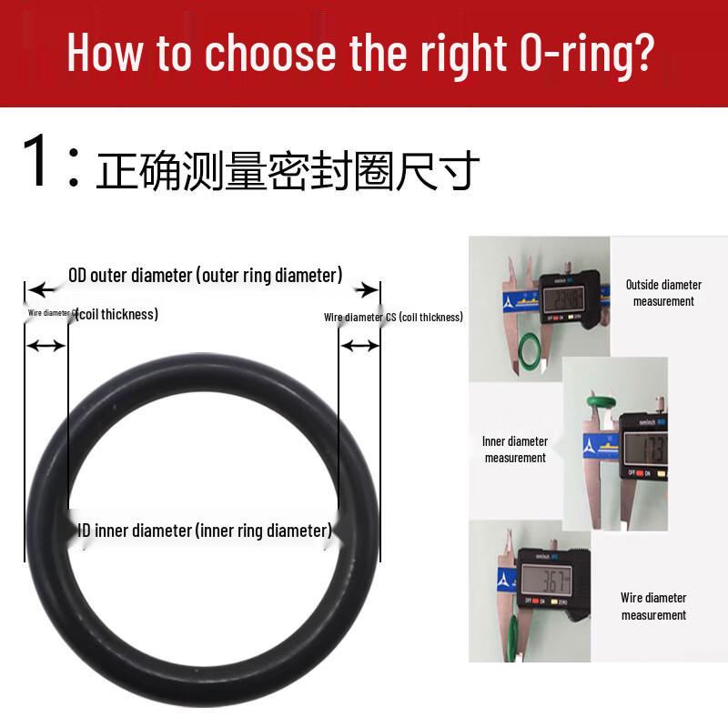 Nitrile Rubber & Silicone O-Ring Seal Repair Kit