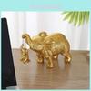 Mothers Day Gift Resin Cartoon Elephant Desktop Decor For Family Celebration
