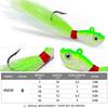 VIB Metal Jig Sinking Lure with Feather Hair Hook