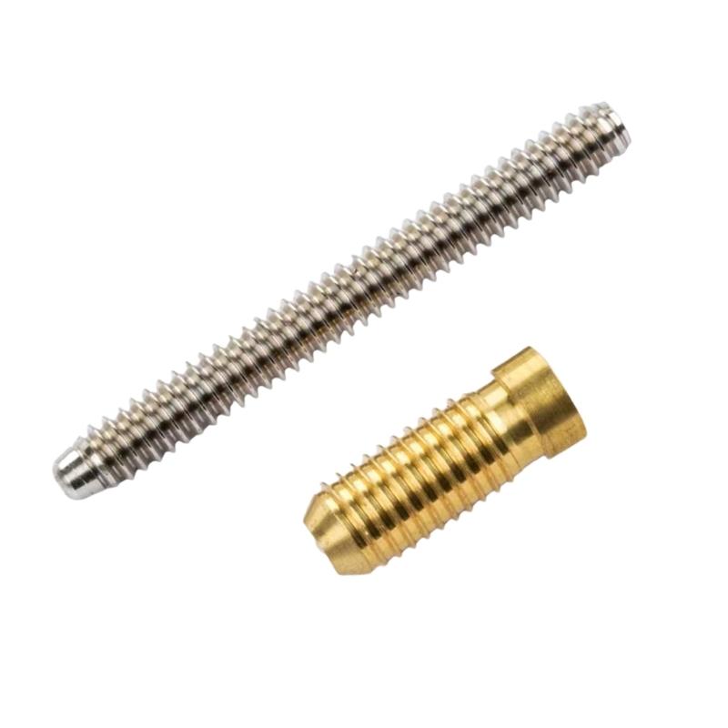 Billard Pool Queue Gelenkschrauben Teil Zubehör, Einfache Installation Edelstahl Schaftbeschläge Pool Queue Gelenkstift Einsatz