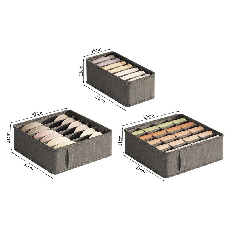 20/6/7/1 Fächer Kation PP Socken BH Hosen Schlichtheit Organizer für Schränke und Schubladen Heim Sortierboxen Aufbewahrungs-Organizer-Box