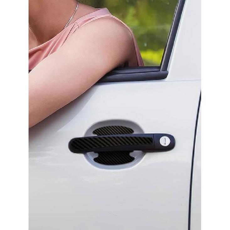 8PCS Car Door Handle Bowl Sticker Anti-Scratch Toughness Cover Trims Accessories