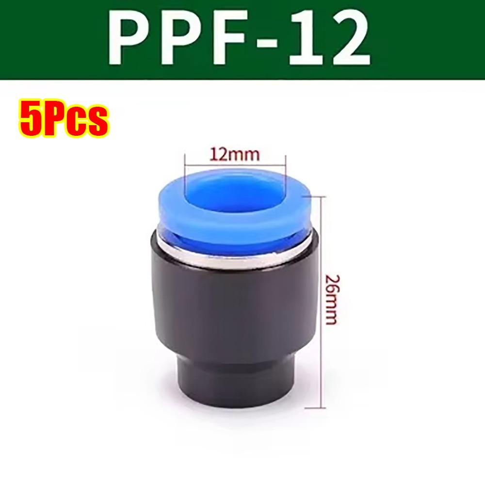 5Pcs New PPF Pneumatic Connector Plastic 4/6/8/10/12/14/16mm Air Hose Sealing Connector Hose Adapter Pipe Fitting