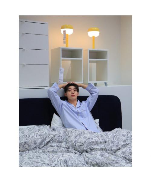 [Beanpole] Baumwoll-Streifen-Pyjama-SET [Versand aus Korea] 100% Original