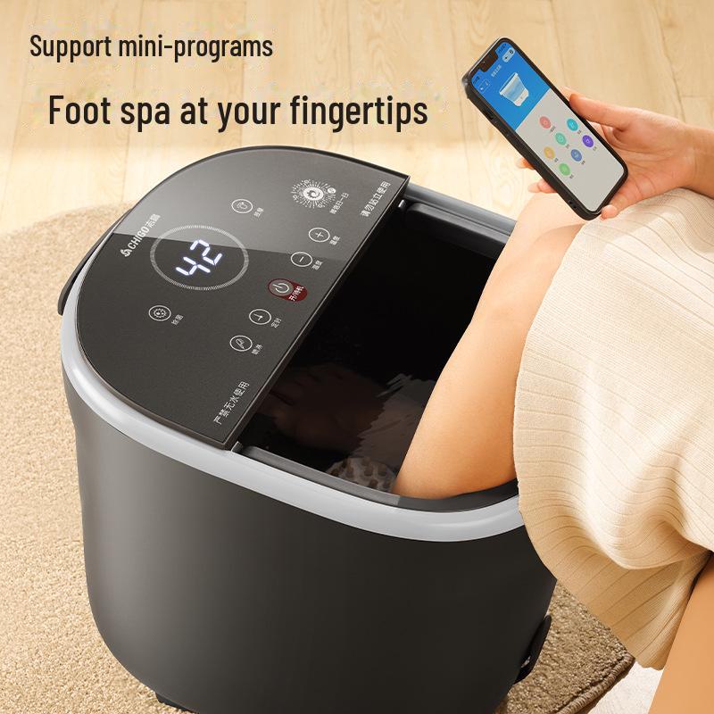Chigo Automatic Heated Foot Bath with Sterilization and Deep Calf Massage
