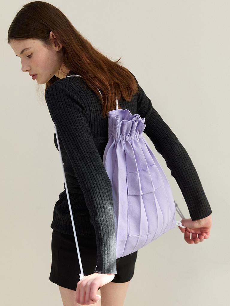 Joseph&Stacey Lucky Pleats Knit String Backpack (All)