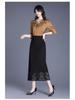 Women's High Waist Lace Midi Skirt - Spring 2026 Fashion